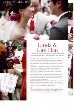 Her World Brides June 2014 Wedding Albums Linda and Lim Han