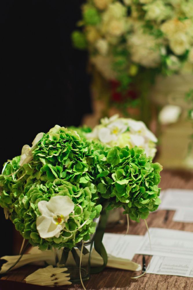 low green floral table wedding celebrations